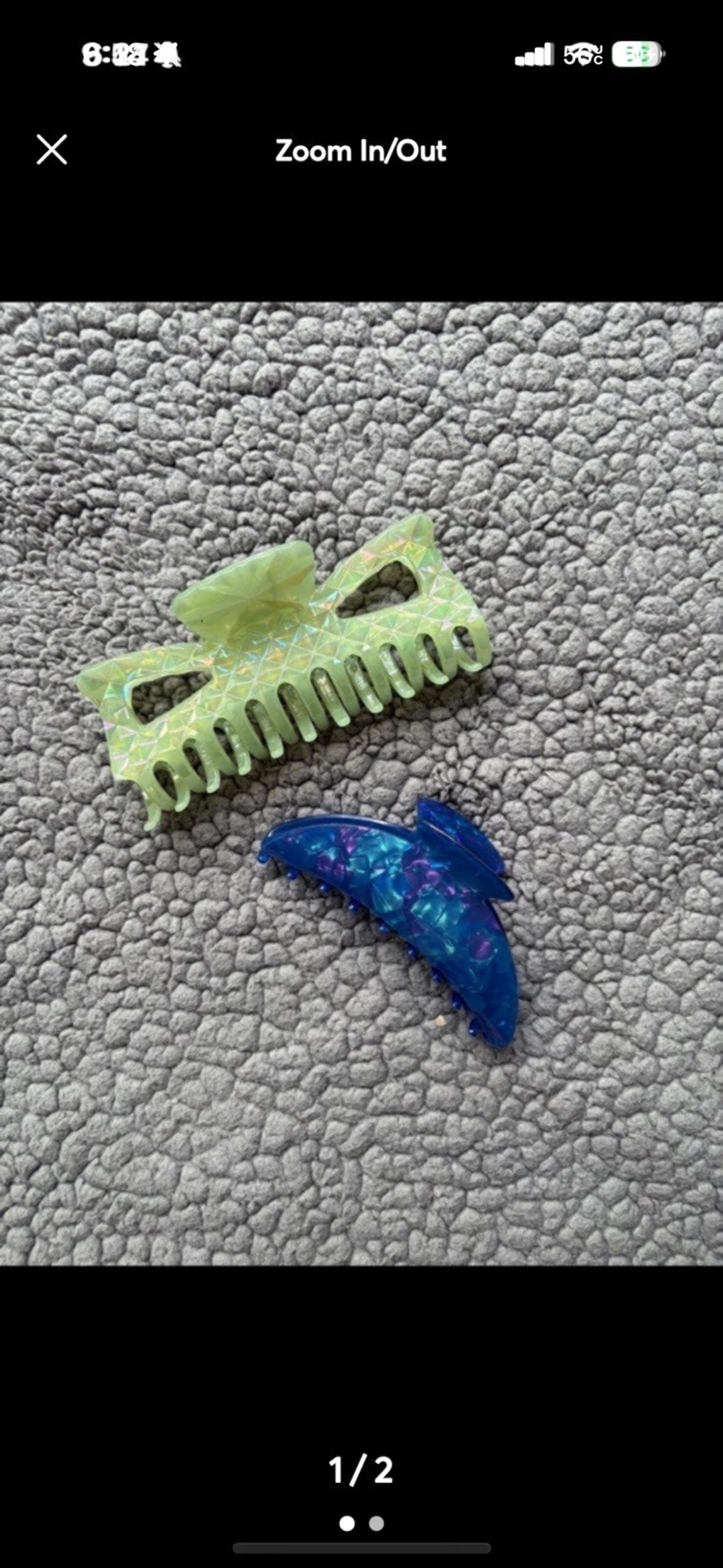 set of 2 claw clips