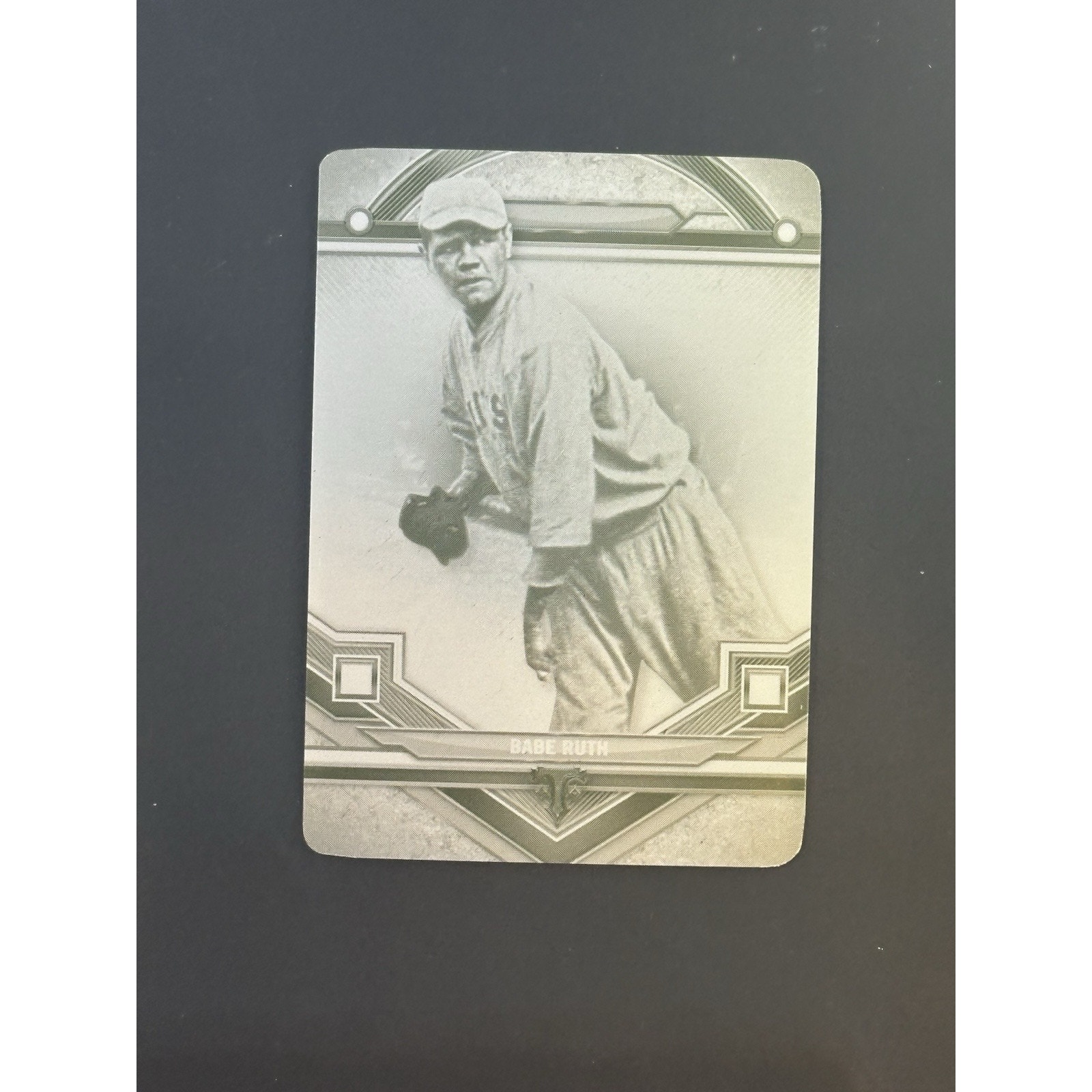 2024 Topps Triple Threads Babe Ruth Printing Plate #’d 1/1 Red Sox