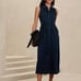 Banana Republic NWT TENCEL CHAMBRAY MAXI DRESS size 2