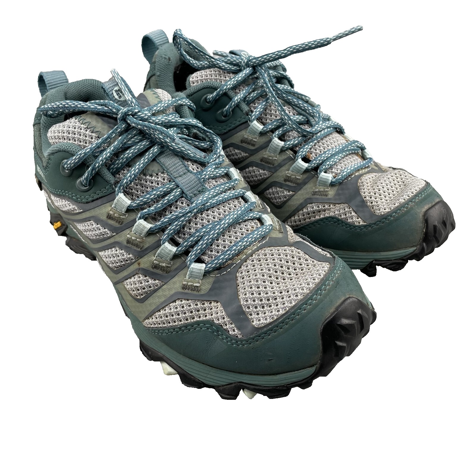Merrell Hiking Boot Women's 8 Teal Vibram Sole Gore-Tex Gorpcore Trail Camping
