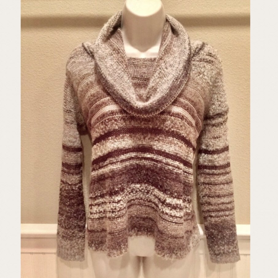 Anthropologie Curio Cowl Neck Sweater
