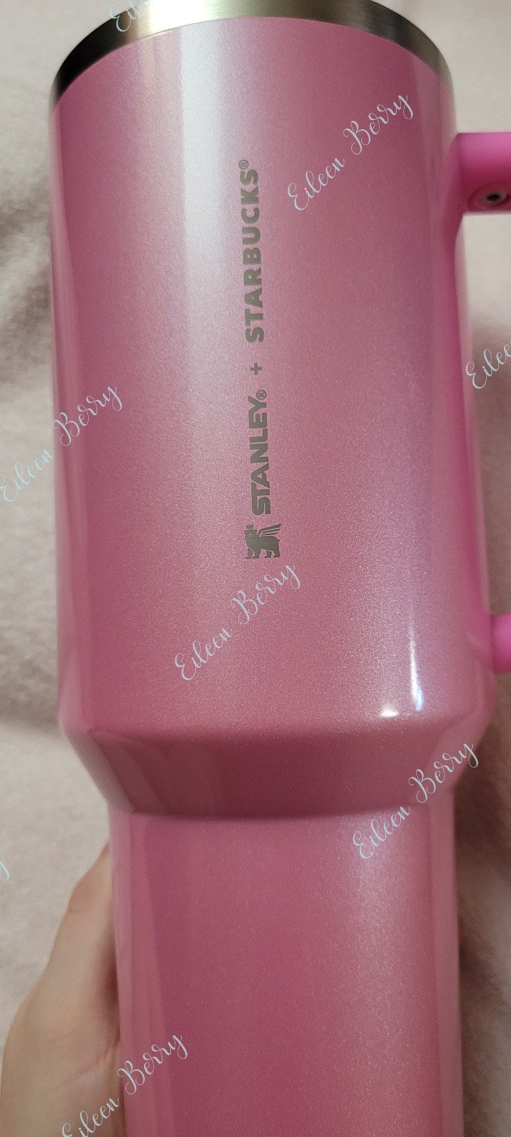 Winter pink Starbucks Stanley 40oz Tumbler