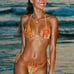 Urban Outfitters Out From Under Snake Print Scrunch Triangle Bikini M