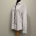 H&M White Pinstriped Patter Button Down Long Sleeve Shirt
