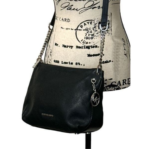 Michael Kors Lilie Women's Black Classic Chain Strap Messenger Crossbody Bag