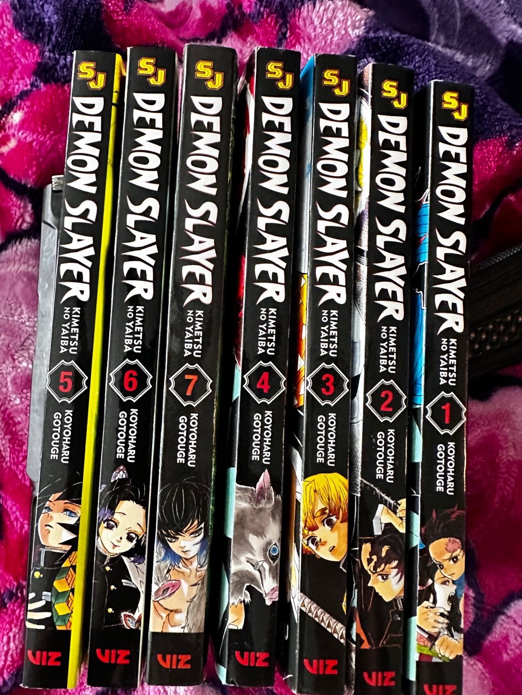 Demon Slayer Manga Lot 1-7