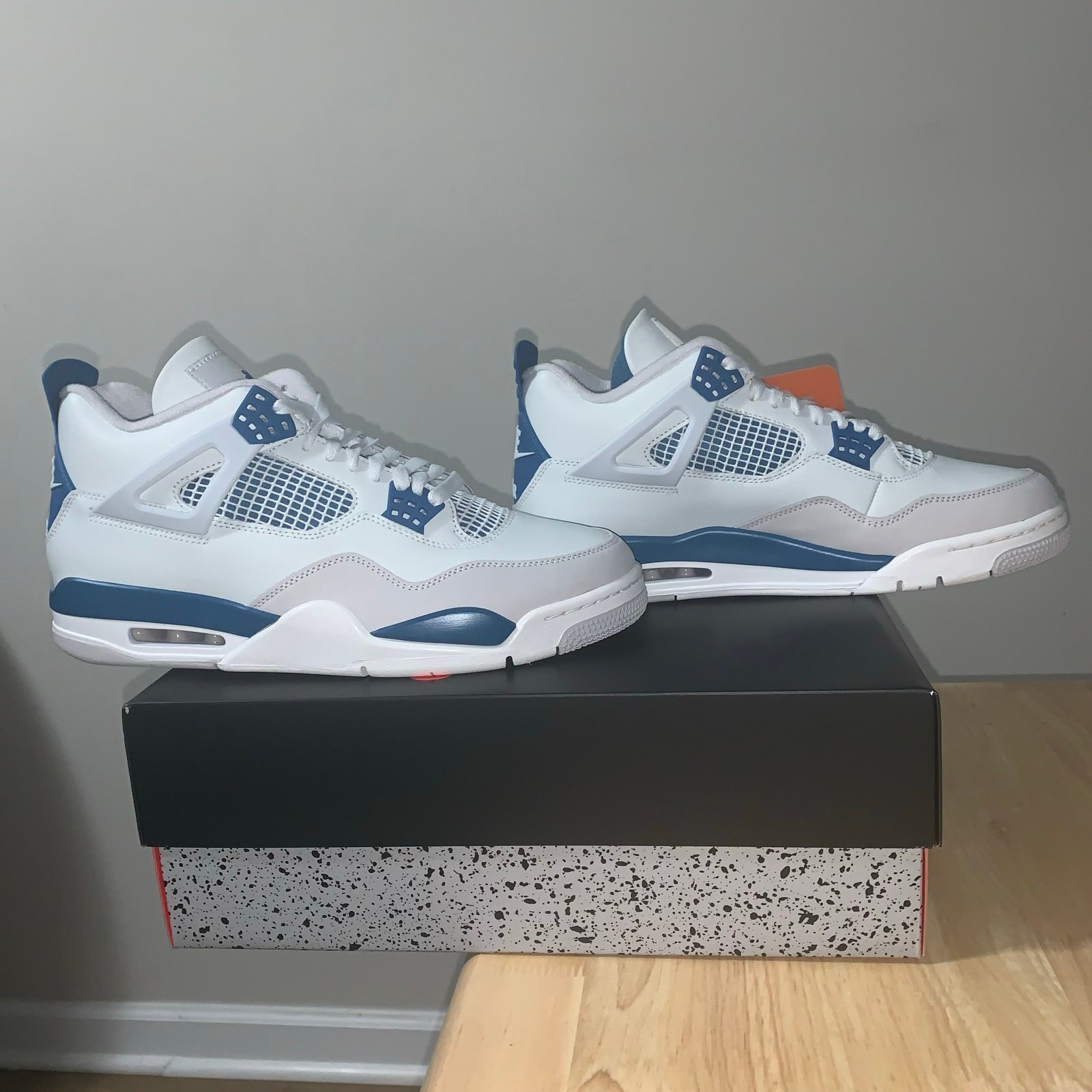 Air Jordan 4 Retro Military Blue Shoes