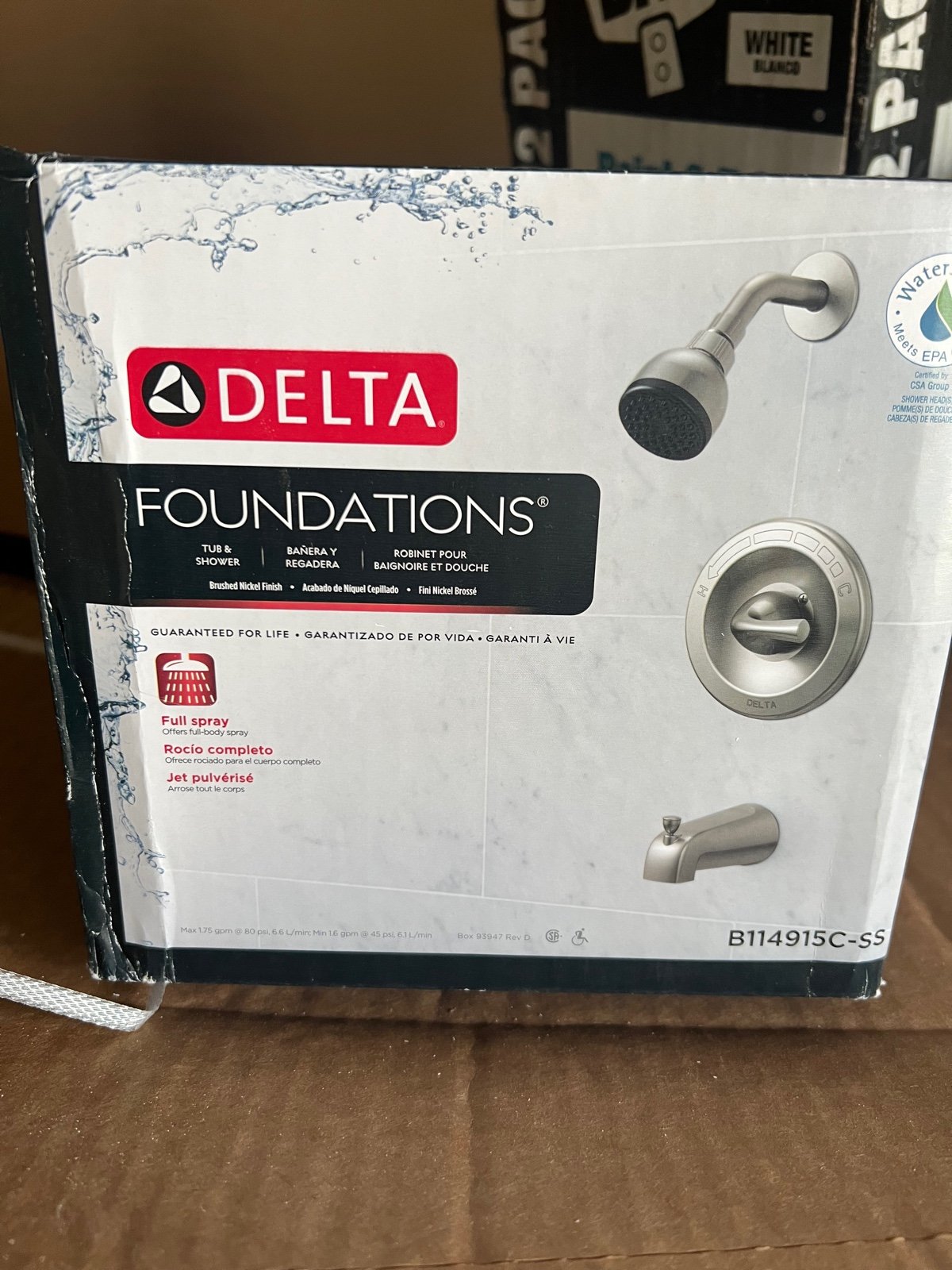 delta shower foundations