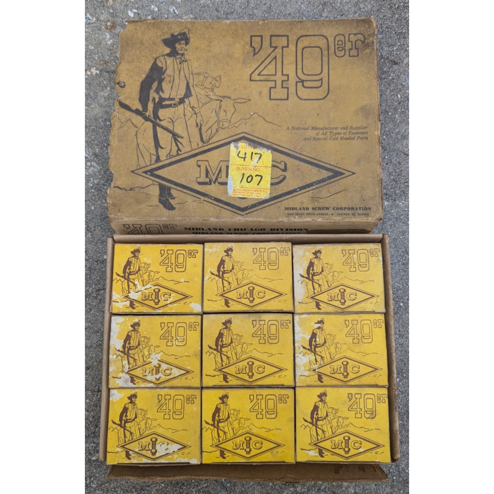 Midland Chicago 49er Box with Hammerlock Cotter Pins