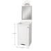 Hampton Bay Truitt 14.2 in. 2-Light Brushed Nickel Modern Transitional Vanity