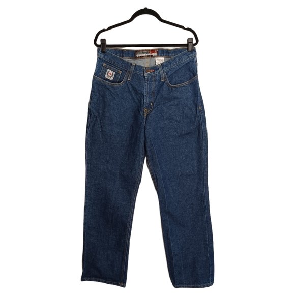100 CINCHWRX Flame Resistant White Label Blue Men's Jeans 32x30