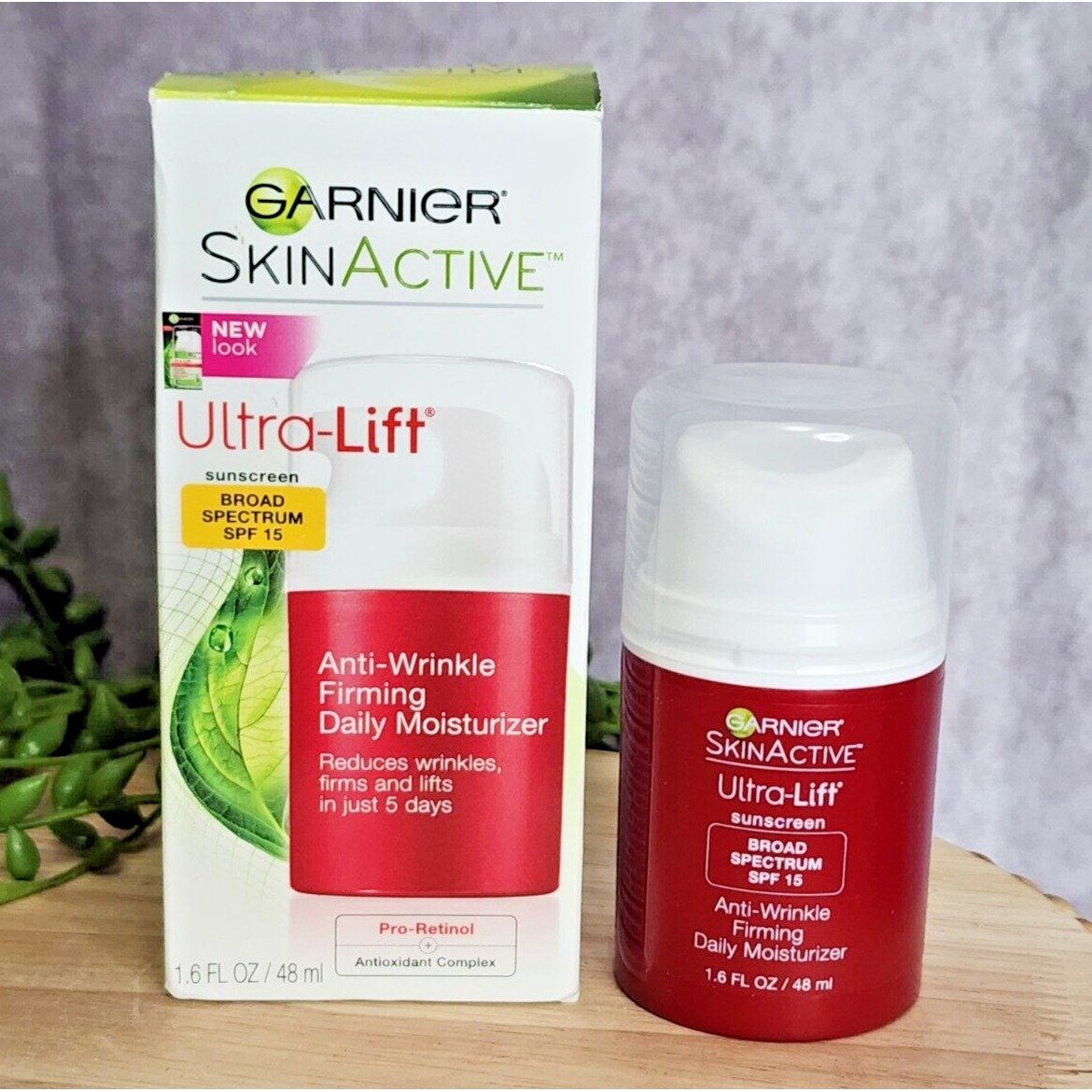 Garnier Skin Active Ultra-Lift Anti-Wrinkle Firming Moisturizer SPF 15 NEW