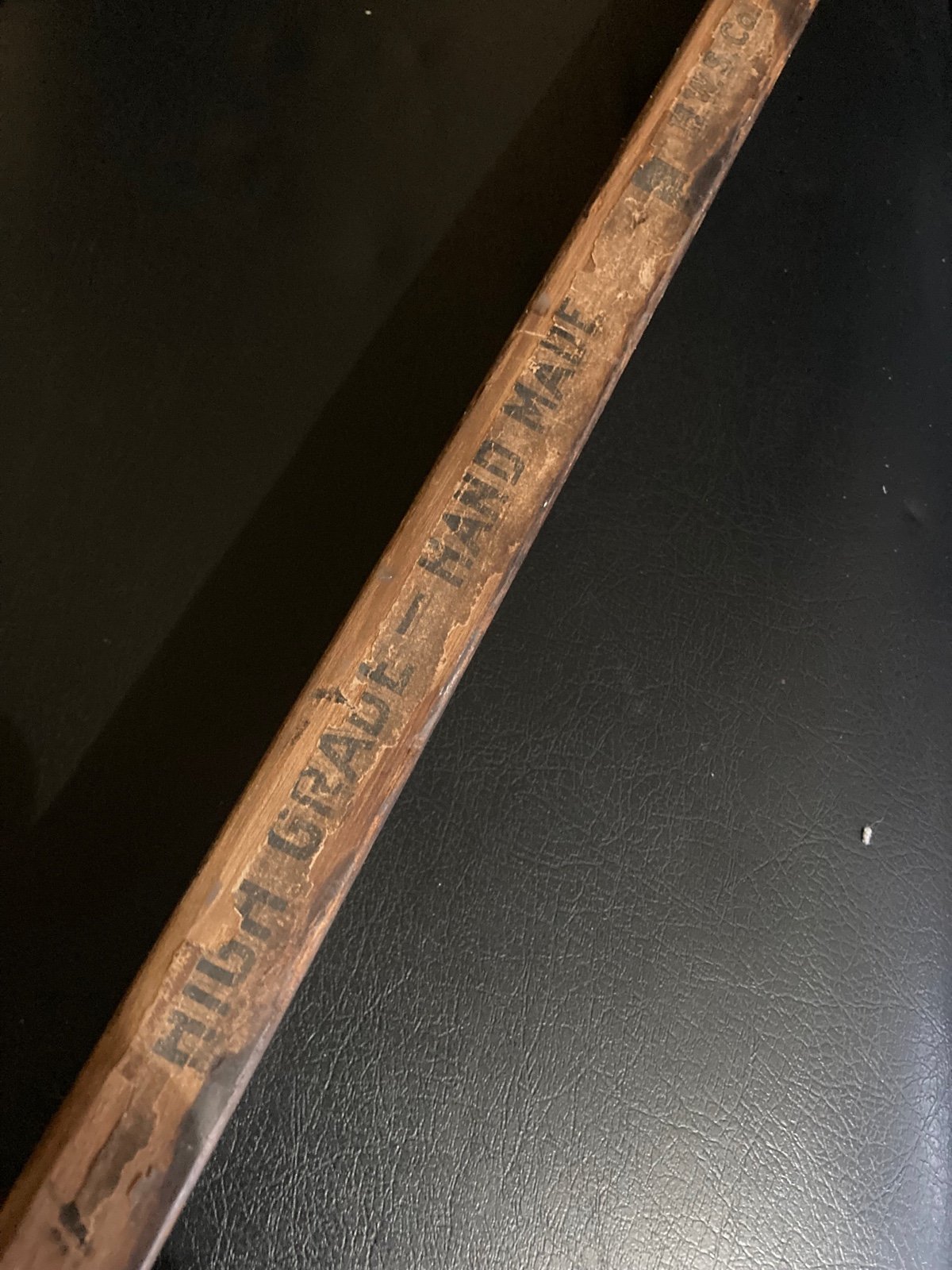 Antique hockey goalie stick