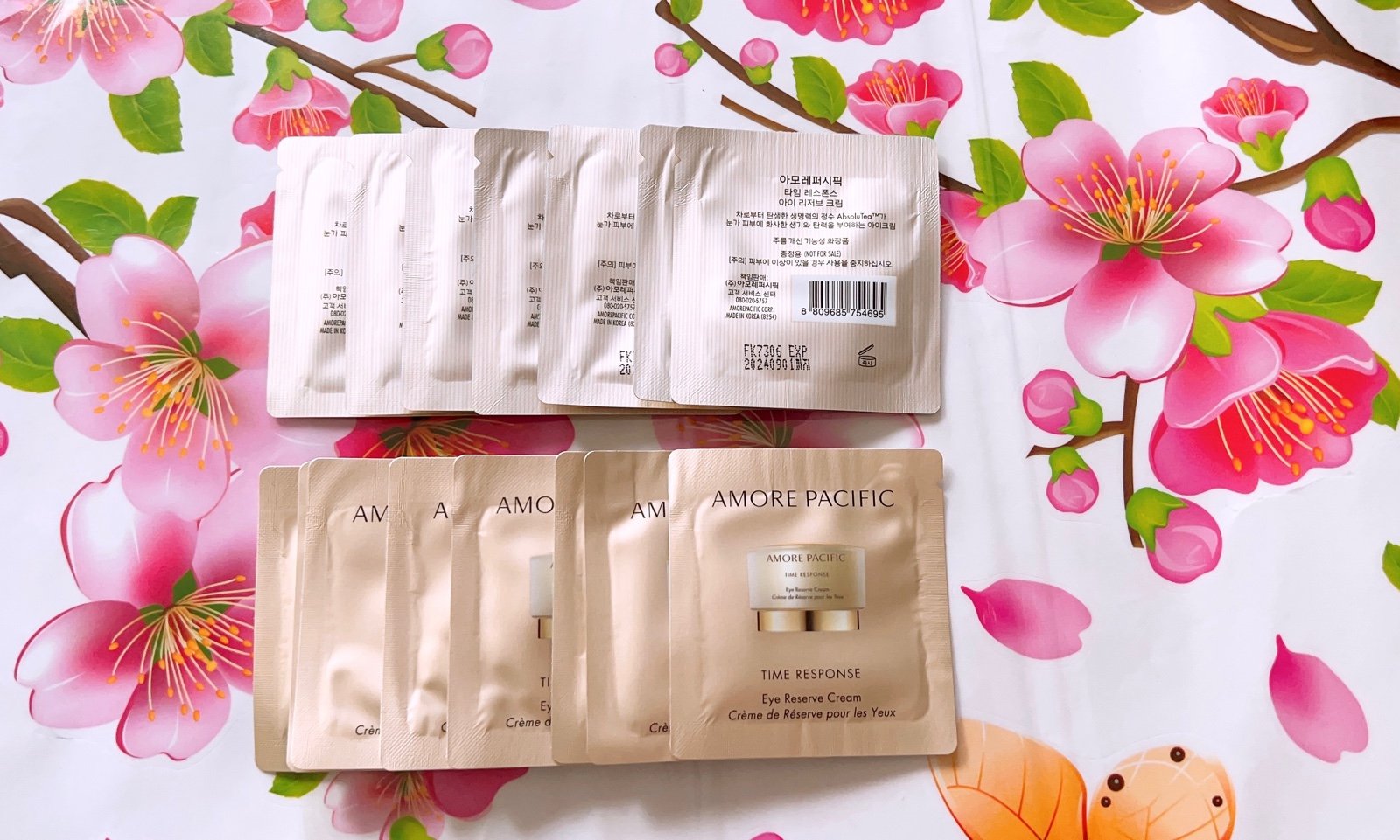 15pcs x AMOREPACIFIC TIME RESPONSE EYE RESERVE CREAM