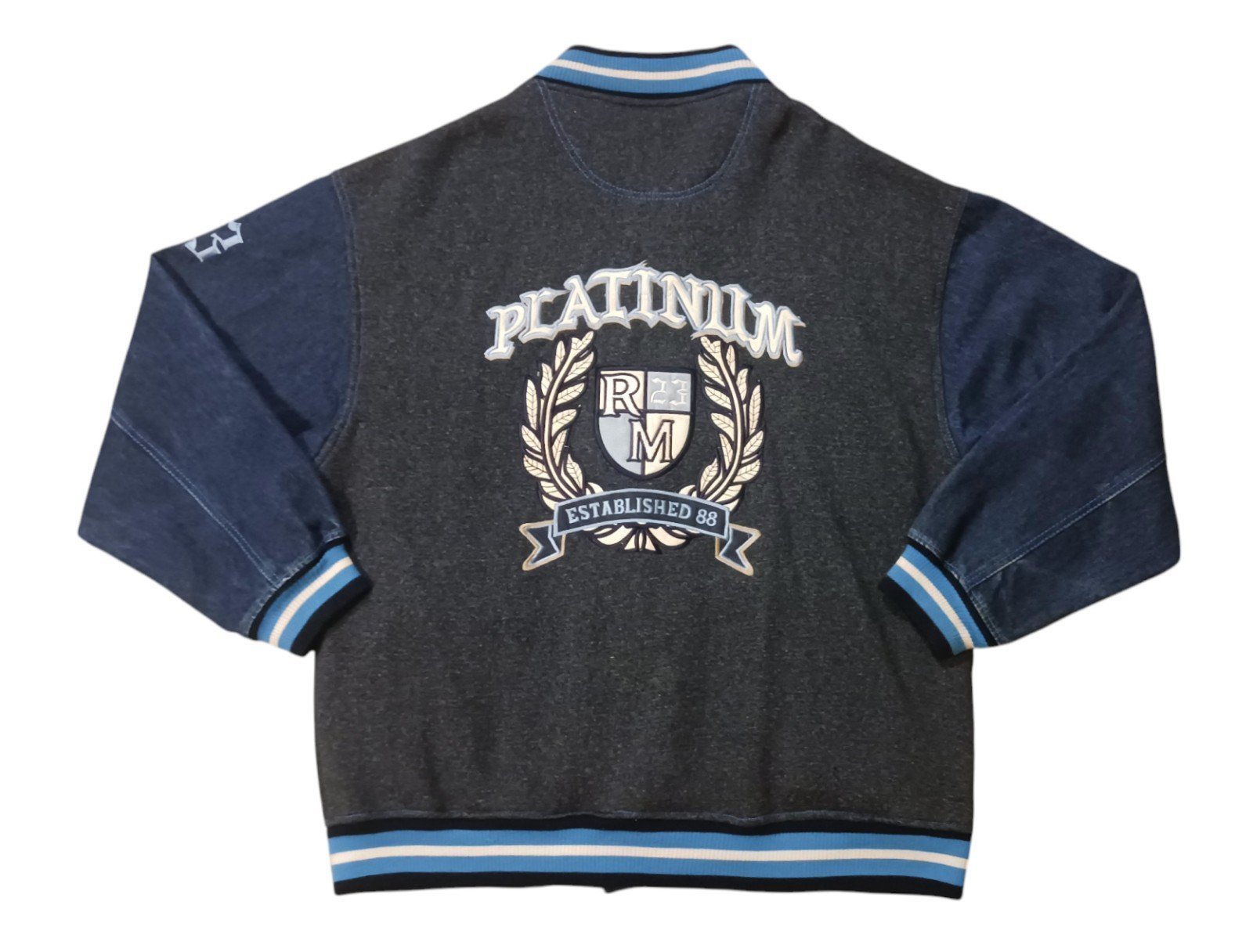 Platinum '88 Rock Man Varsity Jacket (XL)