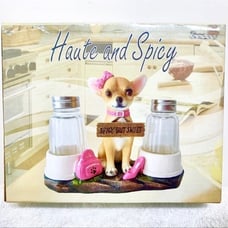 World of Wonders Salt and Pepper Shakers Figurine Set & Holder Table Decor