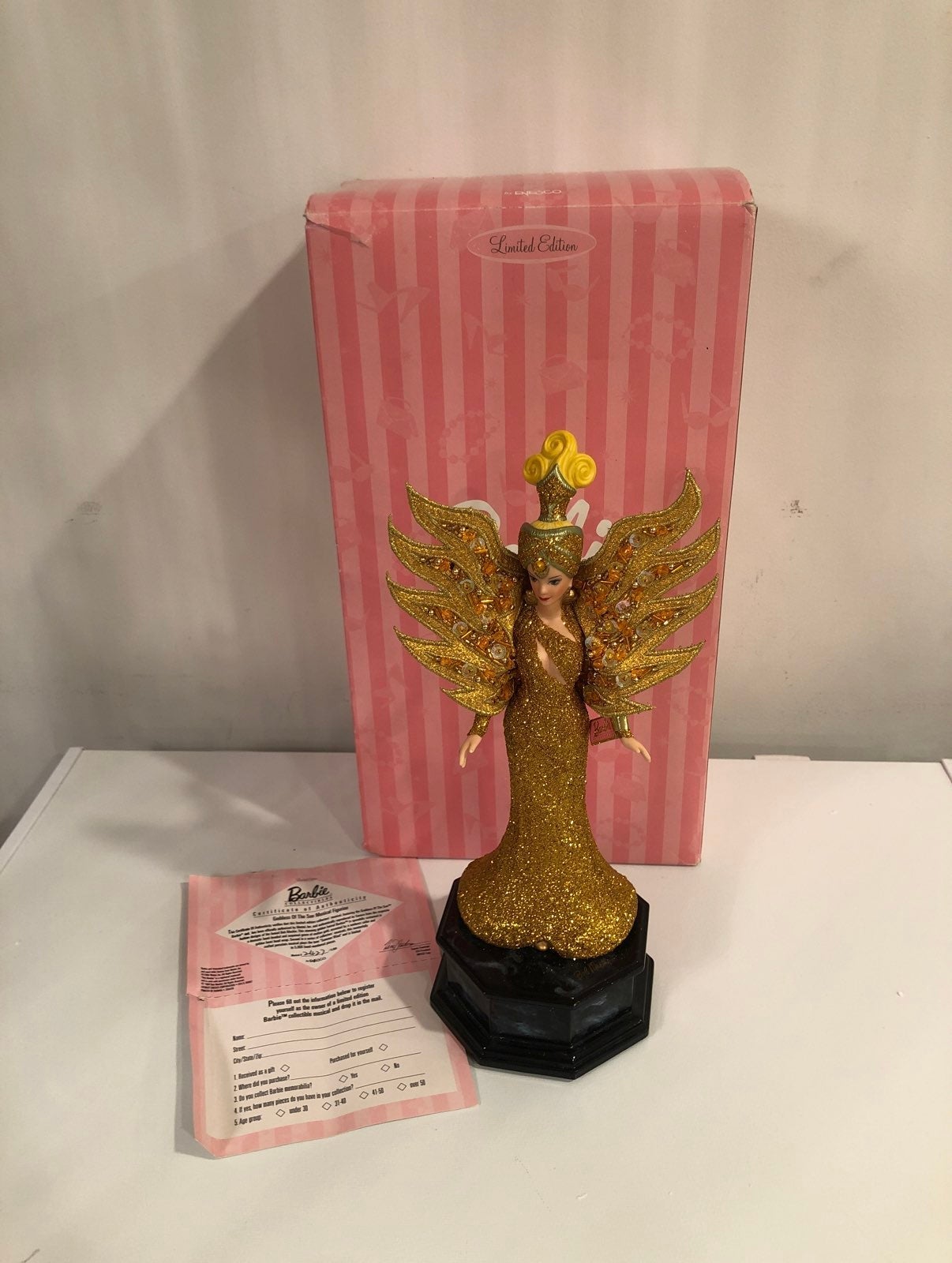 Barbie musical bob mackie goddess NIB