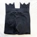 J Brand Black Ruby High-Rise Crop Valiant Raw Hem Cigarette Jeans