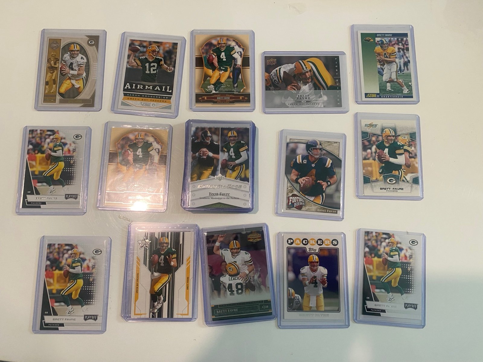 Football 20+ Brett Favre cards