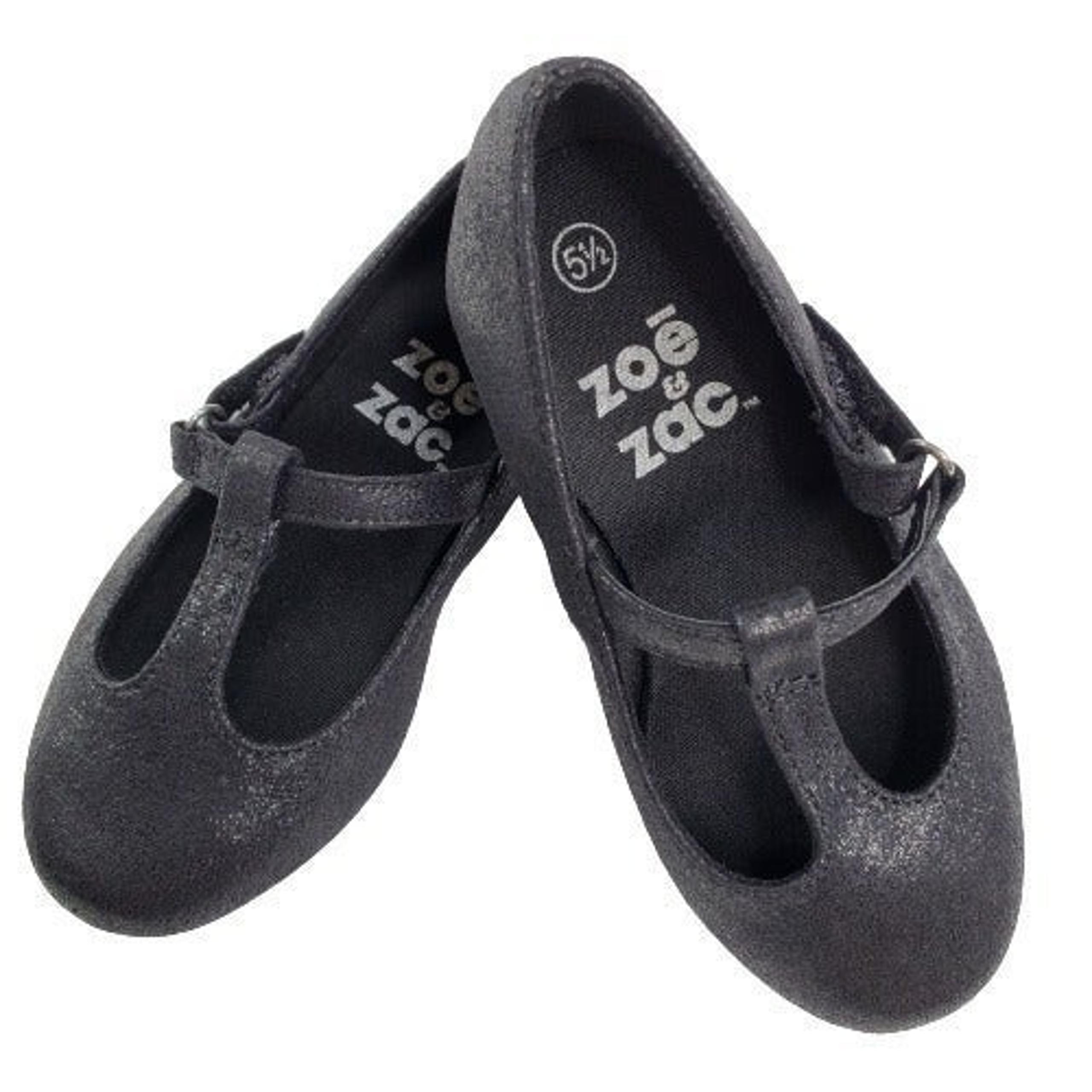 Zoe and Zac Girls' Toddler Smooth Black