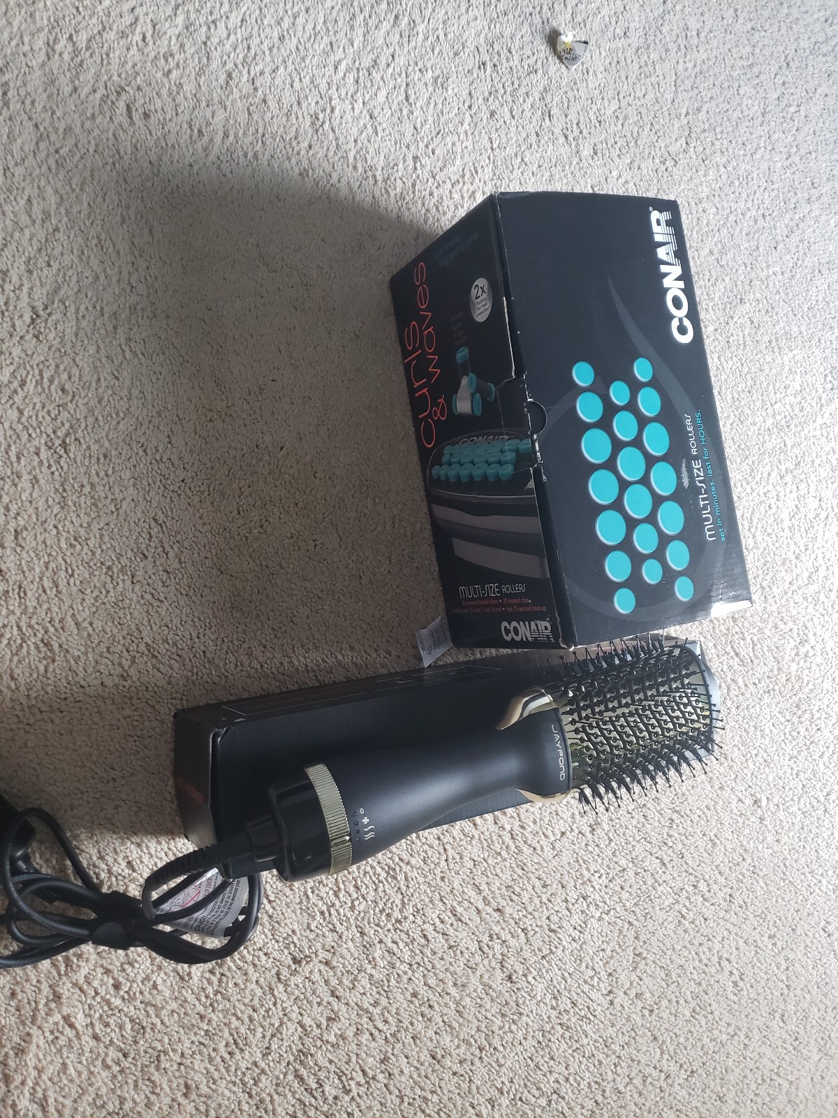 Hot rollers and brush