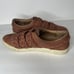 Frye Ivy Braid Strap Leather Sneaker Womens Size 11 Burgundy Slip On Cushioned