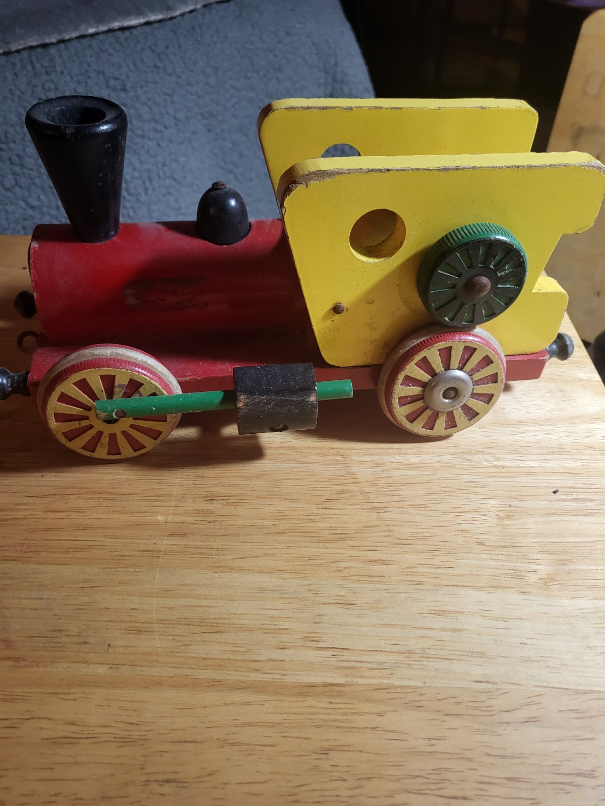 WOW! Brio vintage Wooden PULL TOY 1950's musical train engine ~RARE & RETIRED