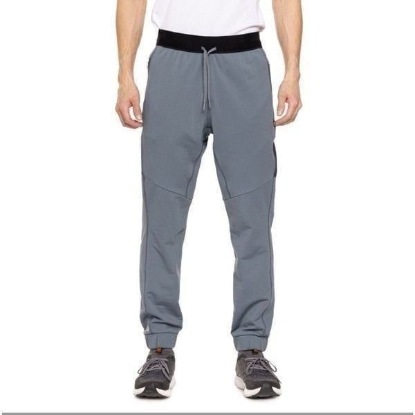 Smartwool Men’s Active Tech Fleece Pants Sz Large Merino Wool Pewter Blue