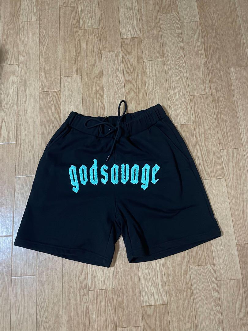 【SALE】 godsavage OG LOGO SHORTS - BLACK（OG LOGO SHORTS - BLACK） パンツ