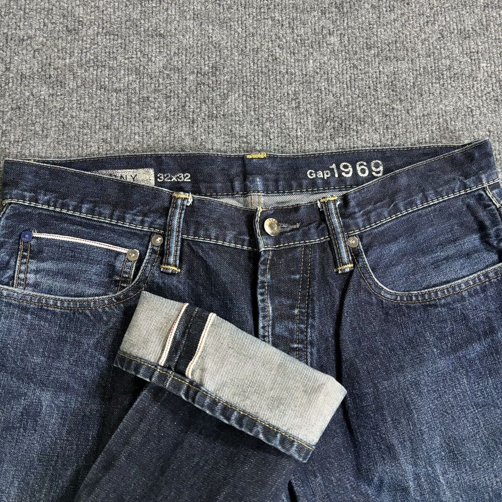 Gap 1969 Skinny Selvedge Denim Jeans Men's Size 32x32