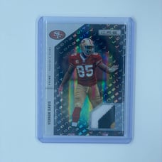 2011 Donruss Rookies & Stars Black Longevity Game Used Patch Vernon Davis /36