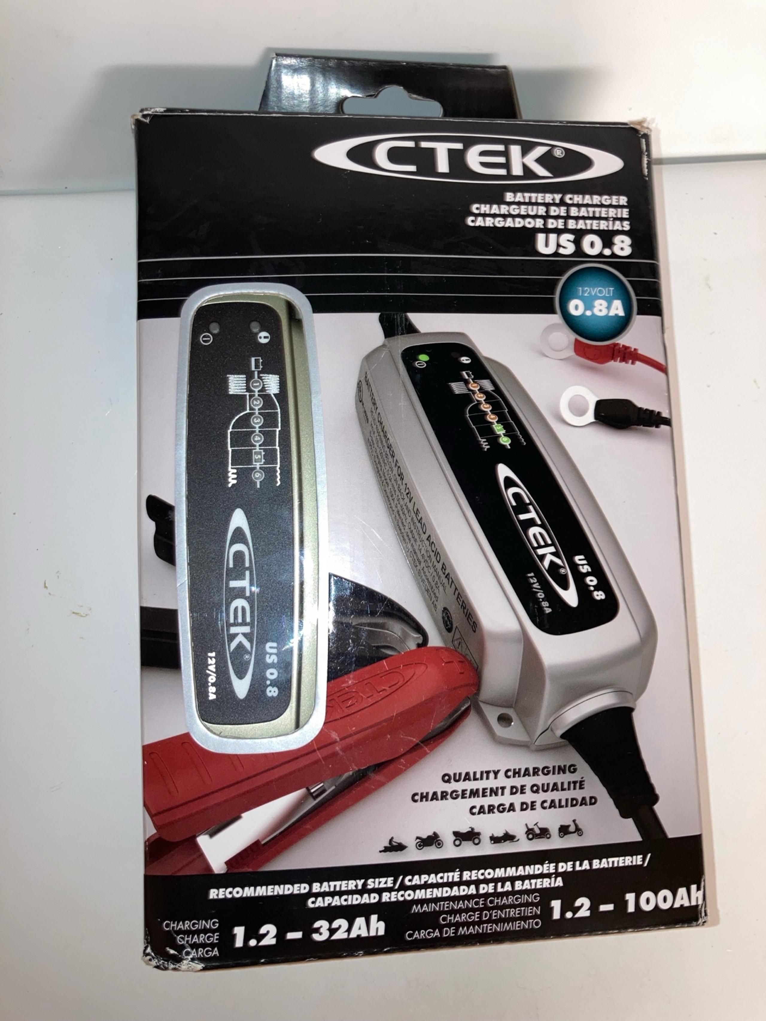 CTEK 56-865 US 0.8 12V Fully Automatic 6 Step Battery Charger Maintainer Tender