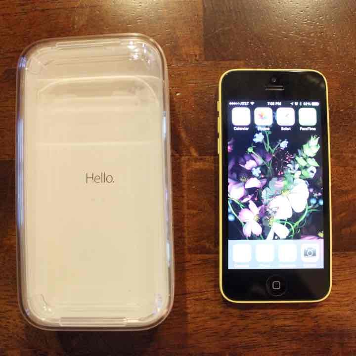 iPhone 5c Yellow.