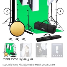 New Photo/Video/Podcaster recording studio kit