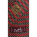 HERMÈS 816 EA Red Geometric Silk Tie FRANCE 58”/ 3.6 EC