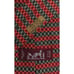 HERMÈS 816 EA Red Geometric Silk Tie FRANCE 58”/ 3.6 EC