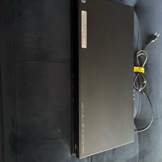 Sony blue-ray disc player with remote and audio and video cords