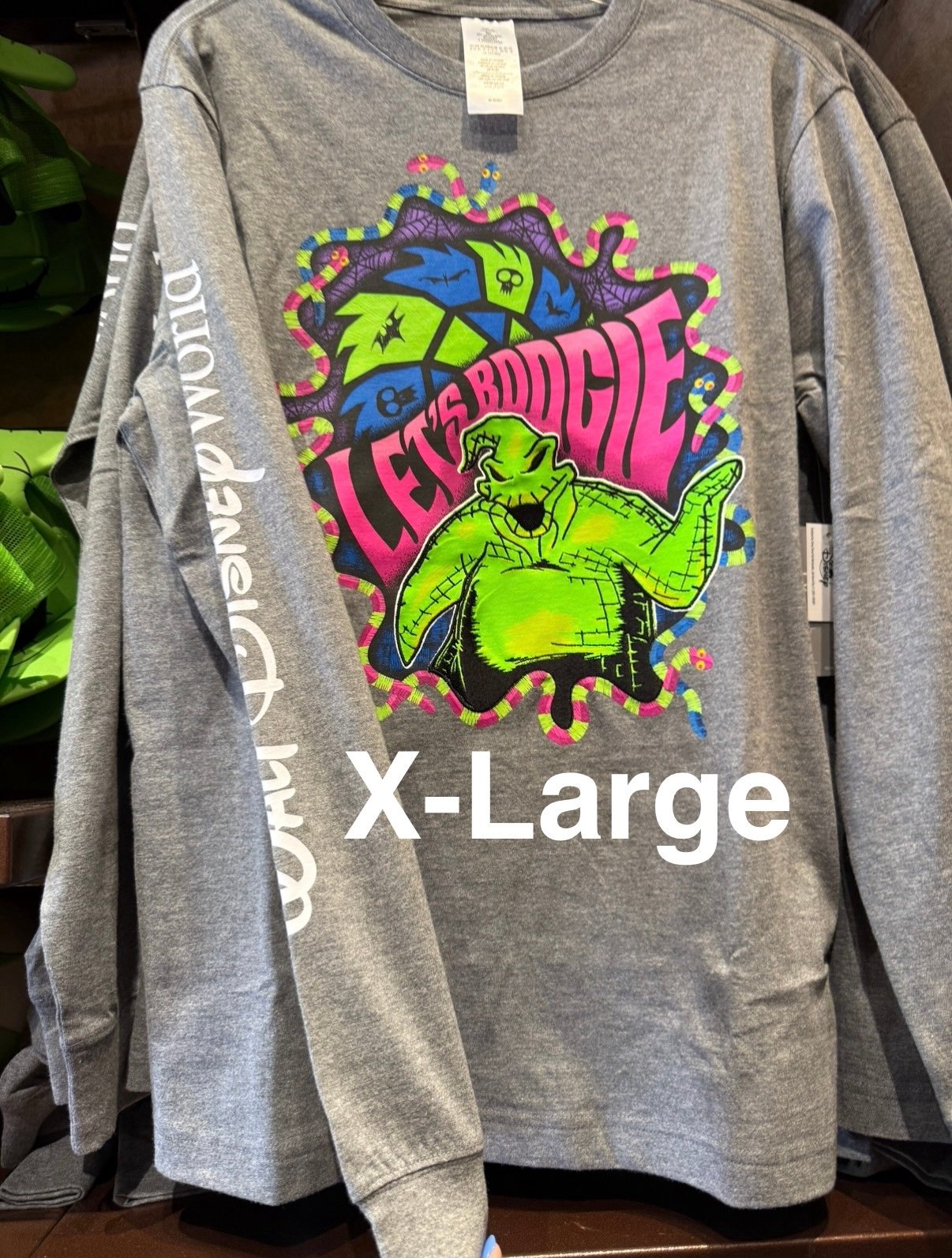 Disney Parks Nightmare Before Christmas Oogie Sweat Shirt