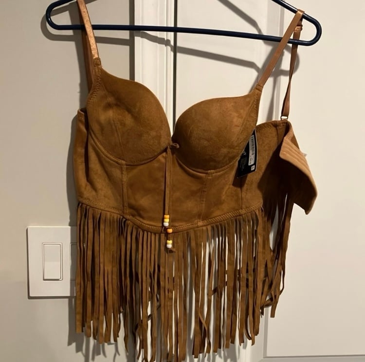 Disney Pocahontas Costume Fringe Top