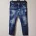 Good condition DSQUARED2 Orange Paint Cool Girl.