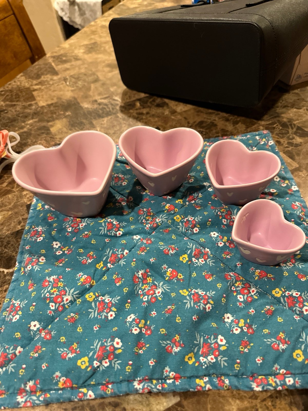 Rae Dunn Valentine’s Day lavender measuring cups