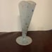 1930s White Opaque Beaumont Glass Floral Fan Vase, England