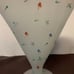 1930s White Opaque Beaumont Glass Floral Fan Vase, England