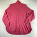 MARLED REUNITED Womens XL Pink Knit Split Side Long Sleeve Mock Neck Sweater
