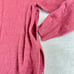 MARLED REUNITED Womens XL Pink Knit Split Side Long Sleeve Mock Neck Sweater