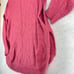 MARLED REUNITED Womens XL Pink Knit Split Side Long Sleeve Mock Neck Sweater