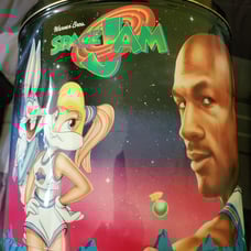 Original Space Jam Popcorn Tin