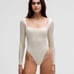 Lululemon Wundermost Ultra Soft Nulu Square Neck Long Sleeve Bodysuit sz Large