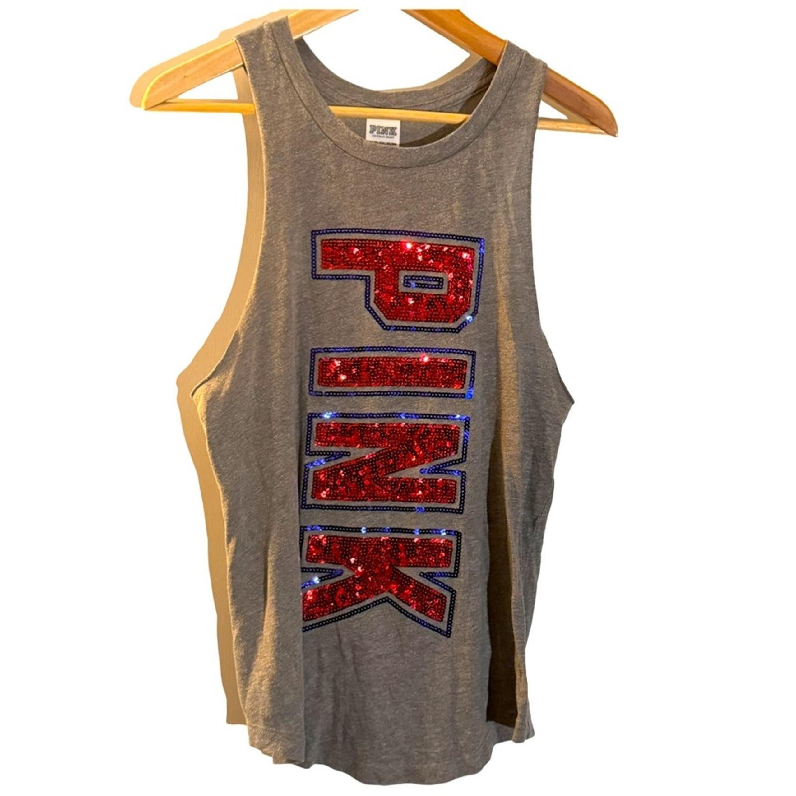 VS PINK USA Sequined T