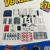 Playz V8 Combustion Engine Model Building Kit STEM Hobby Toy for Kids & Adult